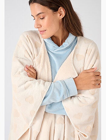 Poncho Thermolactyl en maille polaire - Damart