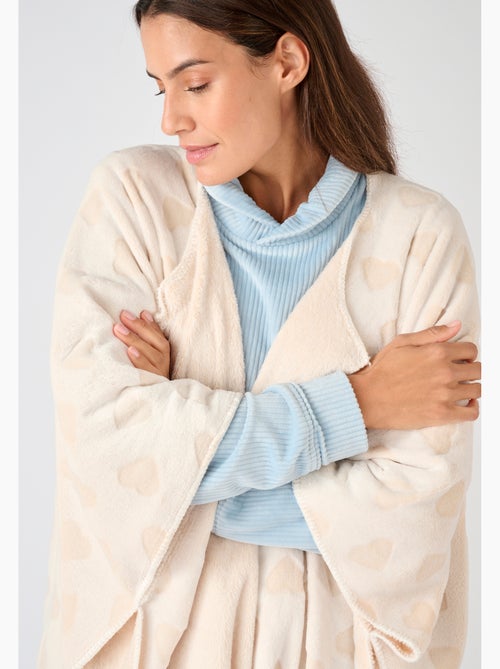 Poncho Thermolactyl en maille polaire - Damart - Kiabi