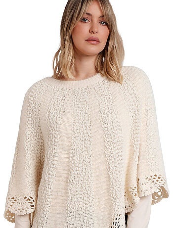 Poncho uni romantic
