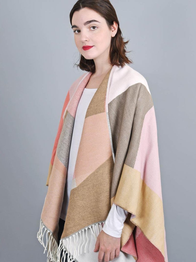 Poncho Wela - Fabriqué en France Beige - Kiabi