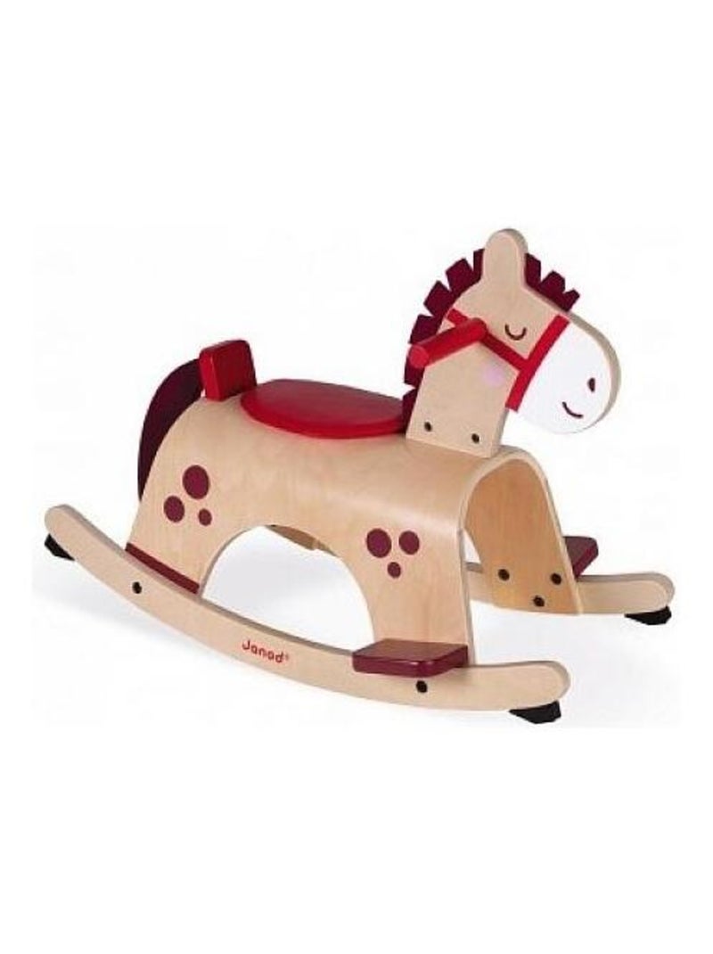 Poney En Bois Naturel A Bascule N/A - Kiabi