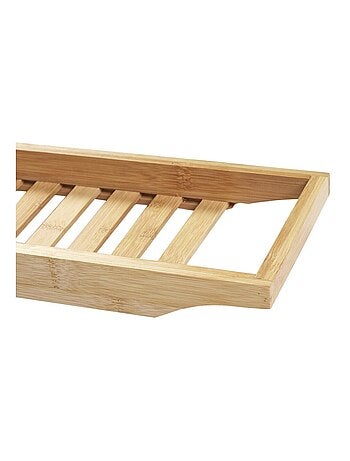 Pont de baignoire en bambou