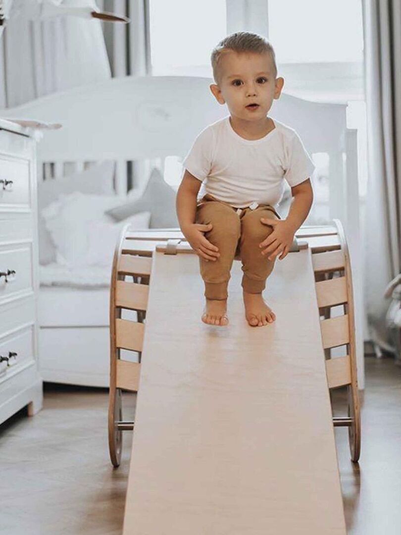 Pont et planche de motricité pour bébés fabriqué en Europe KateHaa Beige - Kiabi
