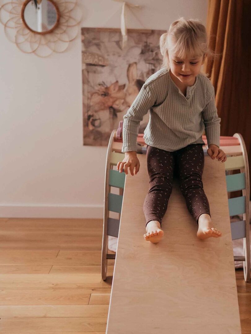 Pont et planche de motricité pour bébés fabriqué en Europe KateHaa Bleu clair - Kiabi