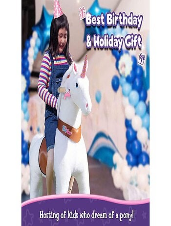Ponycycle Licorne blanche à monter Age 7 ans +