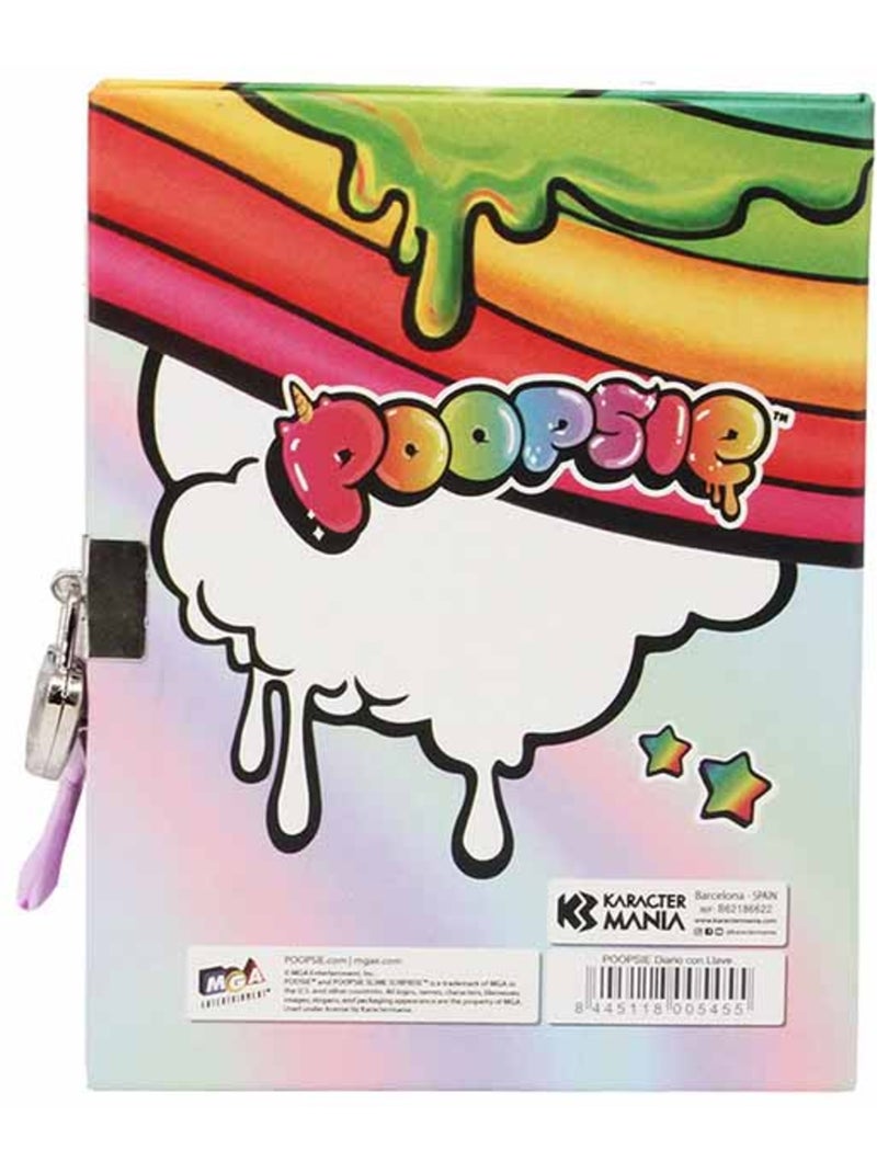 Poopsie Slime Surprise Rainbow Journal Serrure a Clé, Multicolore Multicolore - Kiabi