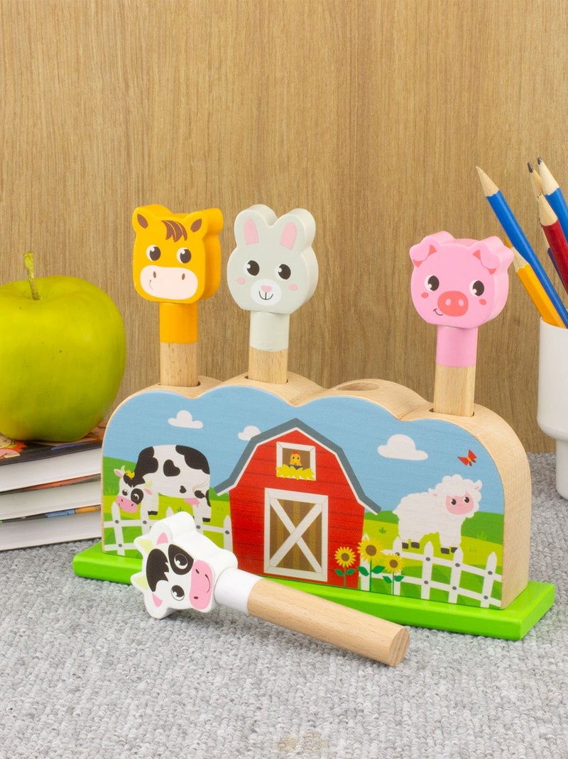 Pop-up Animaux de la ferme Beige - Kiabi