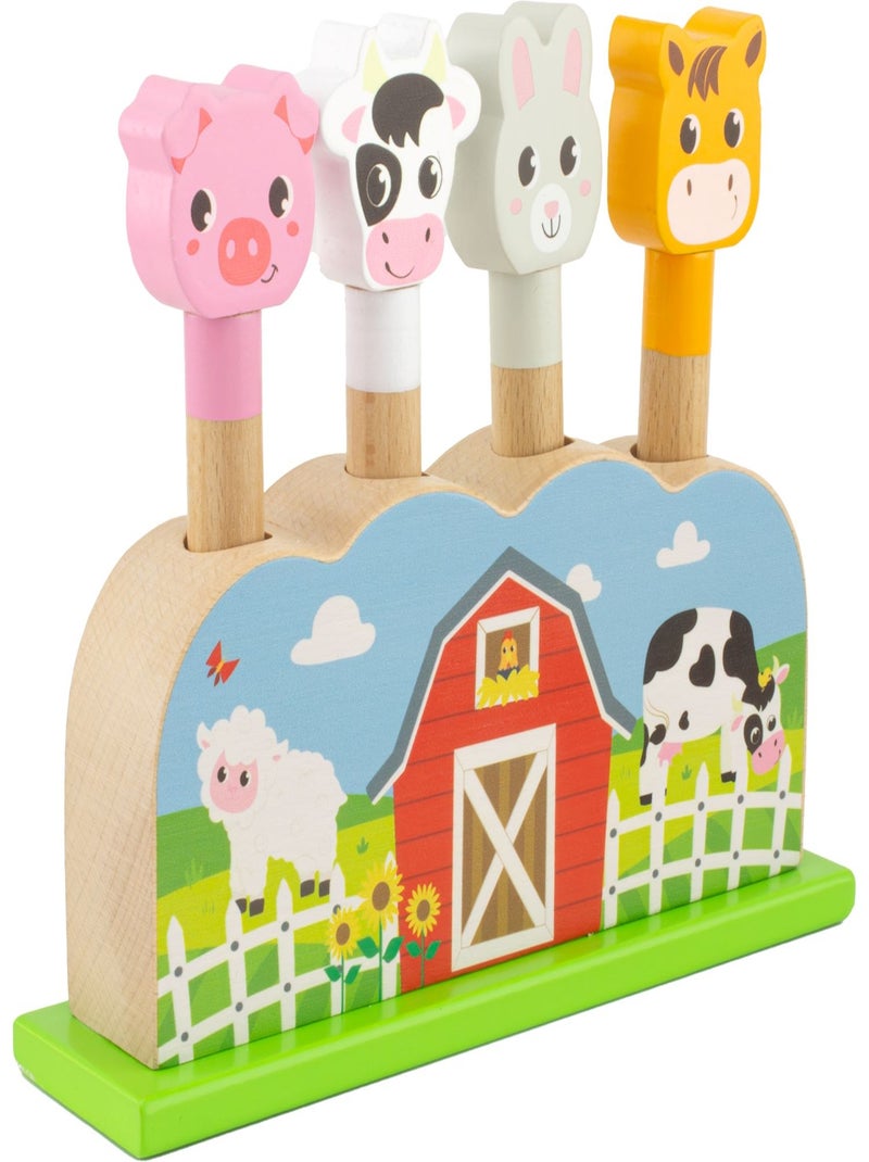 Pop-up Animaux de la ferme Beige - Kiabi