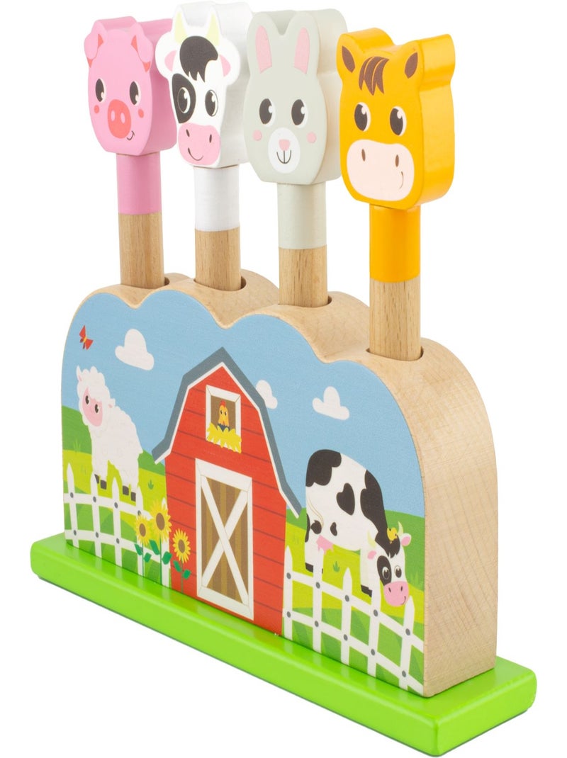 Pop-up Animaux de la ferme Beige - Kiabi