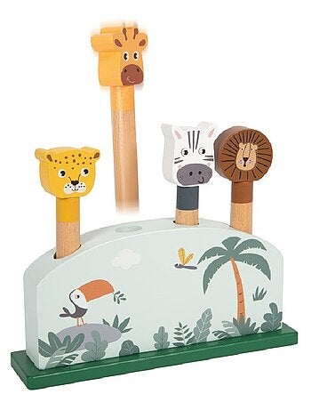 Pop-up animaux sauteurs Safari