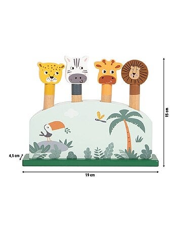 Pop-up animaux sauteurs Safari