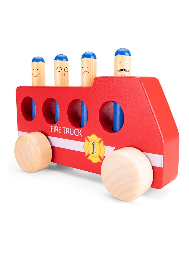 Pop-up Camion de pompiers Rouge - Kiabi