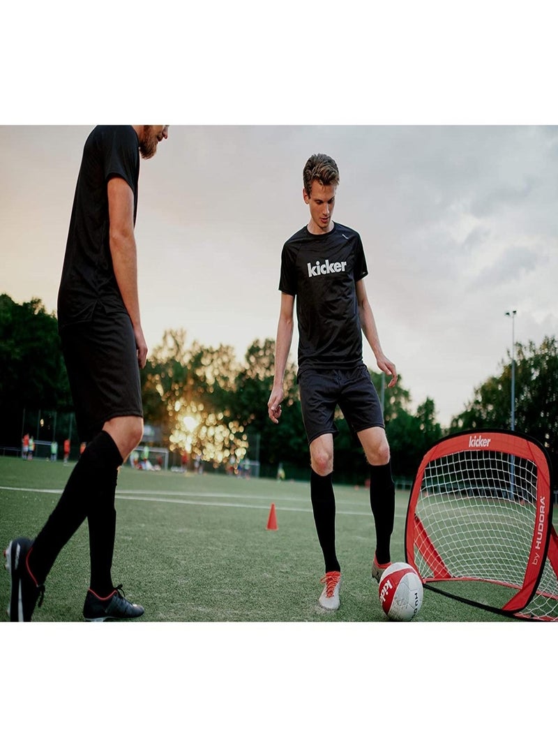 Pop Up Lot de 2 buts de Football Pliables Rouge - Kiabi