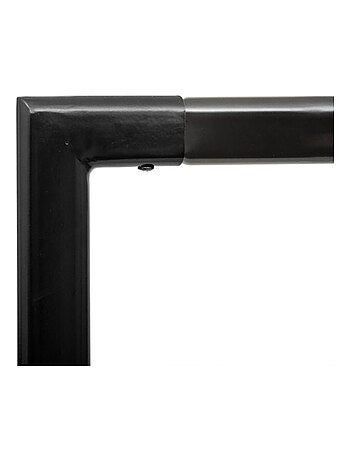 Portant à vêtements 2 étagères Athena noir