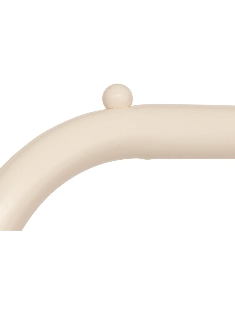 Portant à vêtements 2 étagères en métal liny Beige argile - Kiabi