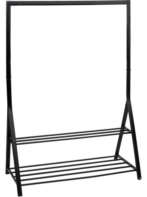 Portant à vêtements 2 niveaux en métal athéna - Kiabi