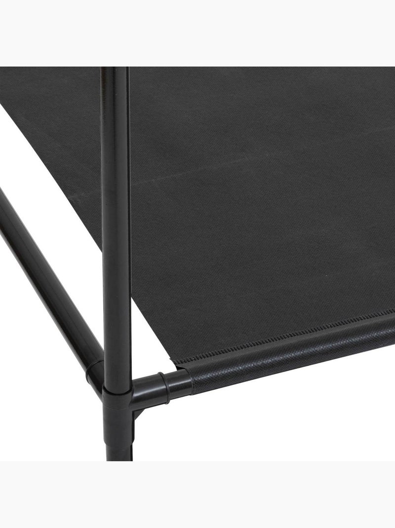 Portant à vêtements 4 niveaux en métal intissa Noir - Kiabi