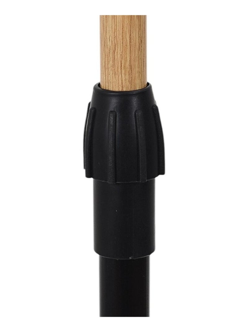 Portant à vêtements à roulettes imitation bois Noir - Kiabi