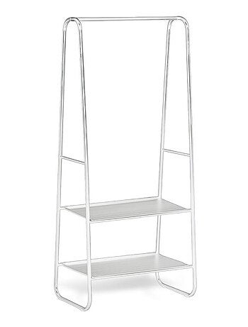 Portant à vêtements avec étagères métal EQUIPMENT
