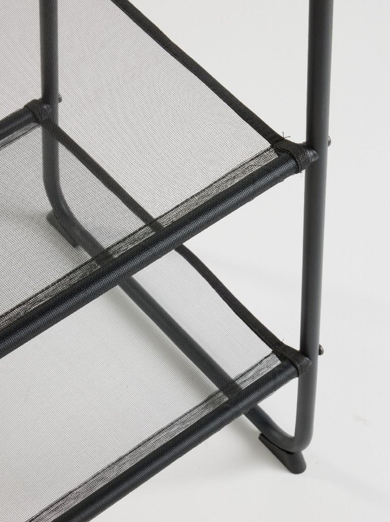 Portant à vêtements avec étagères métal EQUIPMENT Noir - Kiabi