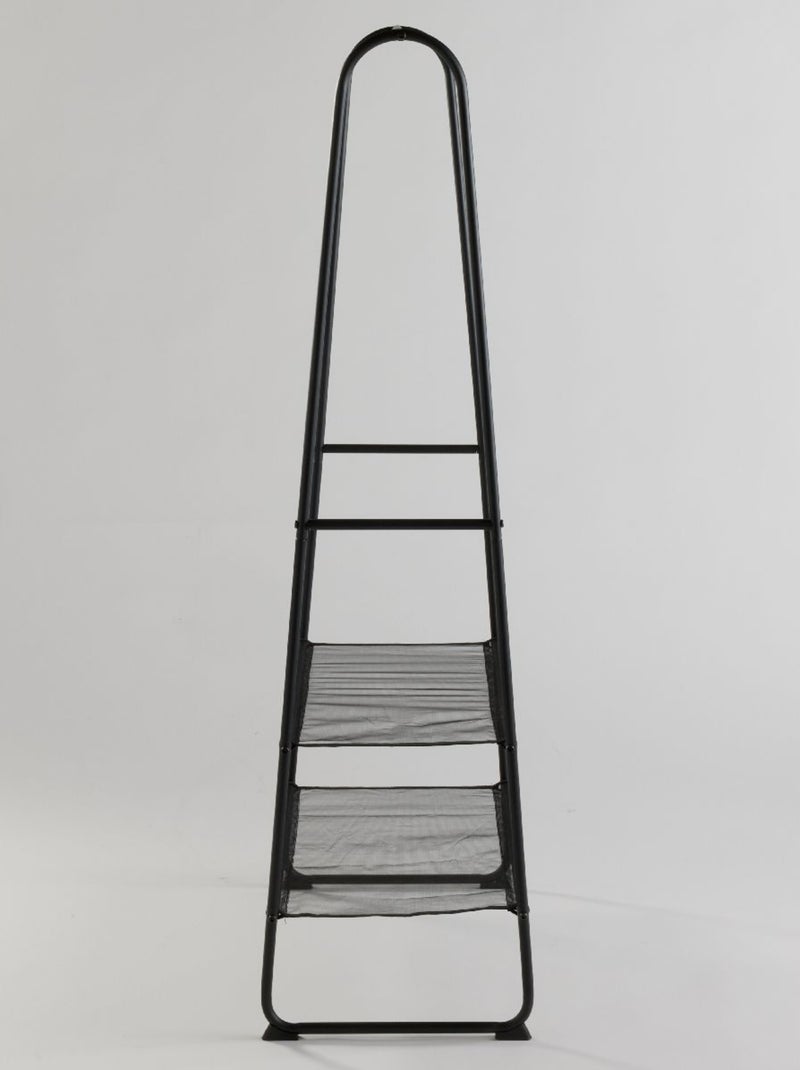 Portant à vêtements avec étagères métal EQUIPMENT Noir - Kiabi