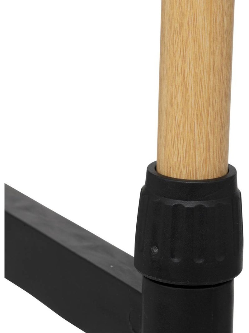 Portant à vêtements double en métal woody Noir - Kiabi
