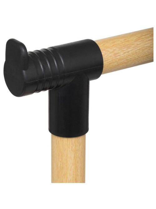 Portant à vêtements double inox et plastique - Kiabi