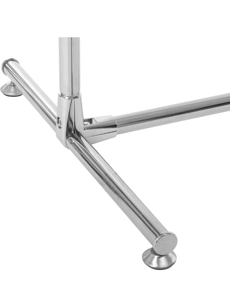 Portant à vêtements en inox achille Argent - Kiabi