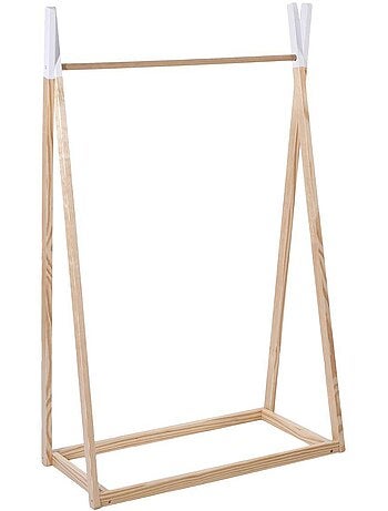 Portant à vêtements enfant en pin robin
