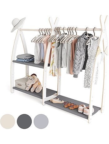 Portant à vêtements enfant mamoi bois blanc 106 × 32 × 95 cm