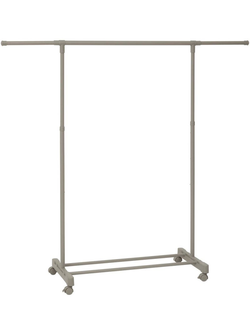 Portant à vêtements extensible avec roulettes hangy Gris - Kiabi