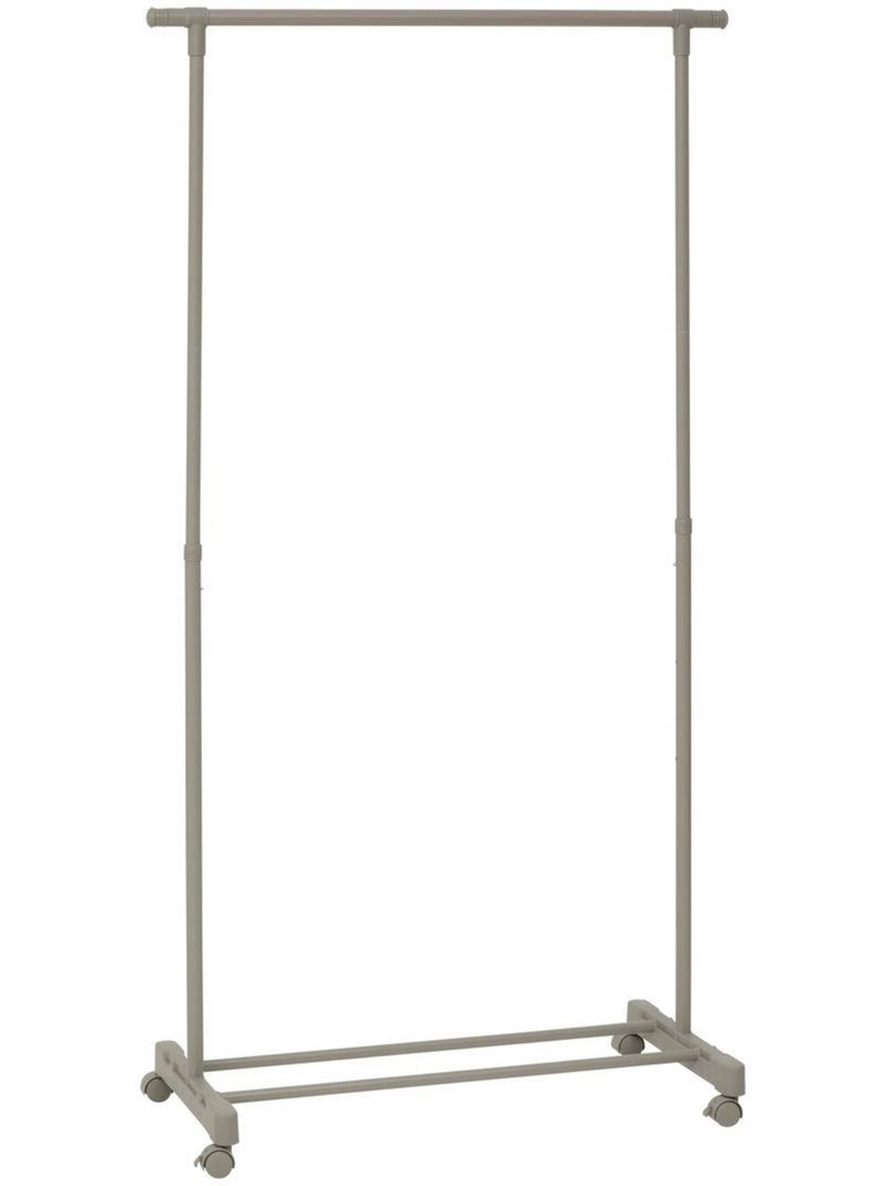 Portant à vêtements extensible avec roulettes hangy Gris - Kiabi