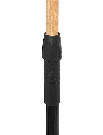 Portant à vêtements extensible effet bois