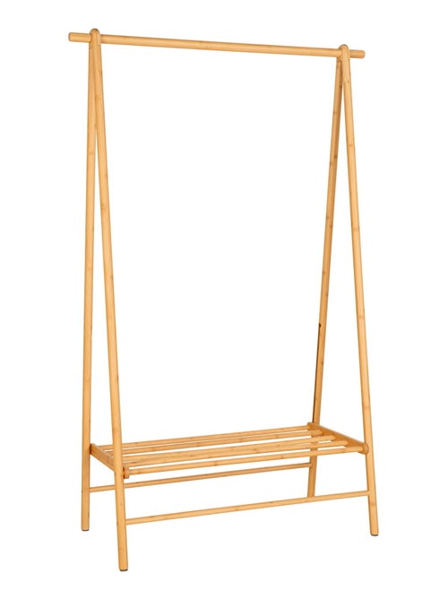 Portant à vêtements Manaus - Portant à vêtements, bambou, nature, 104x46x164 cm - Kiabi