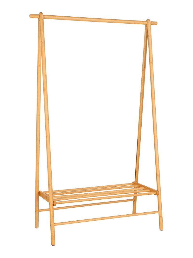 Portant à vêtements Manaus - Portant à vêtements, bambou, nature, 104x46x164 cm Beige - Kiabi