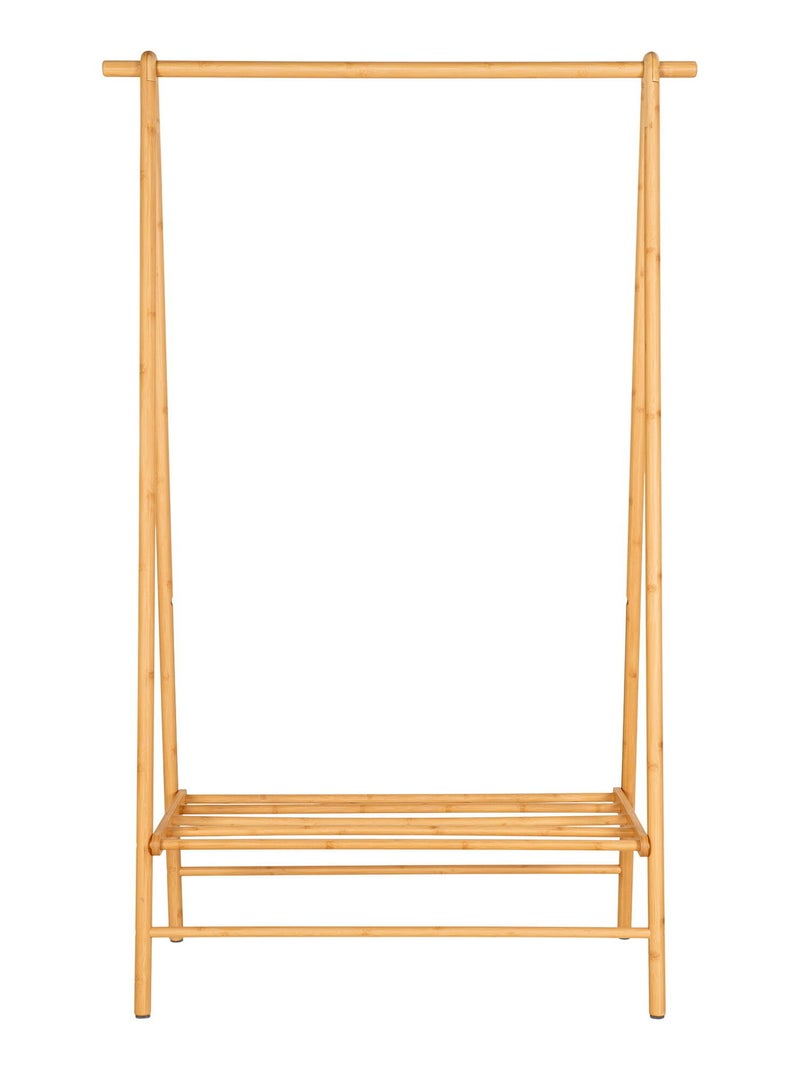 Portant à vêtements Manaus - Portant à vêtements, bambou, nature, 104x46x164 cm Beige - Kiabi