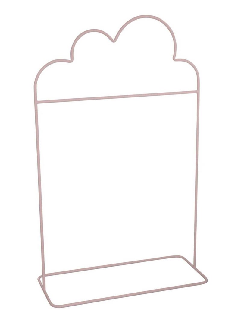 Portant à vêtements pour enfant en métal - Forme de Nuage - 1 barre de penderie - 132x81x36cm Rose - Kiabi