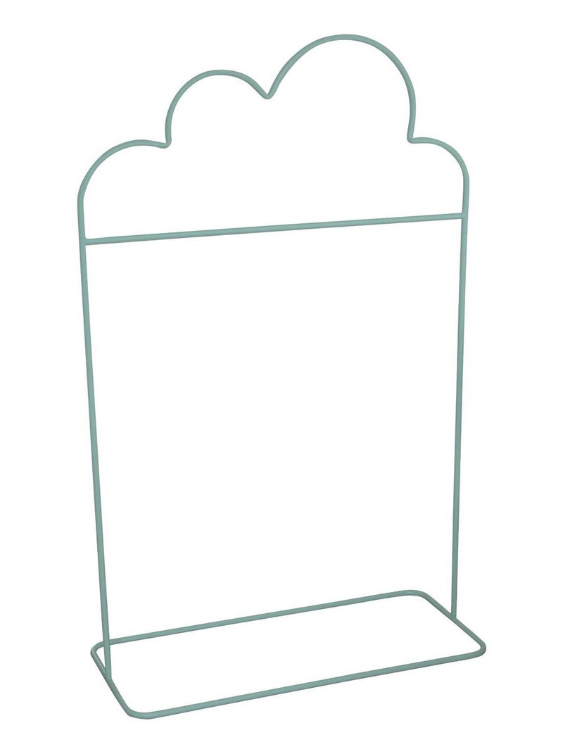 Portant à vêtements pour enfant en métal - Forme de Nuage - 1 barre de penderie - 132x81x36cm Vert - Kiabi