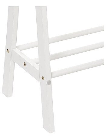 Portant à vêtements simple blanc