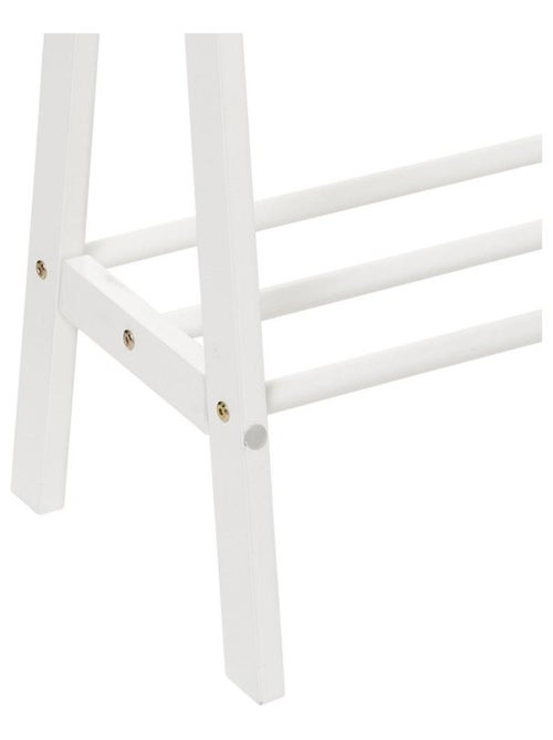 Portant à vêtements simple blanc - Kiabi