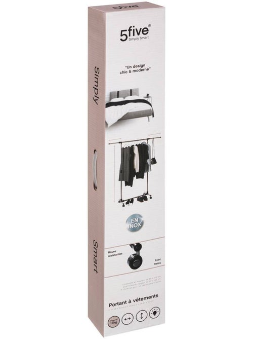 Portant à vêtements simple en inox venus - Kiabi Portant à vêtements simple en inox venus - Kiabi