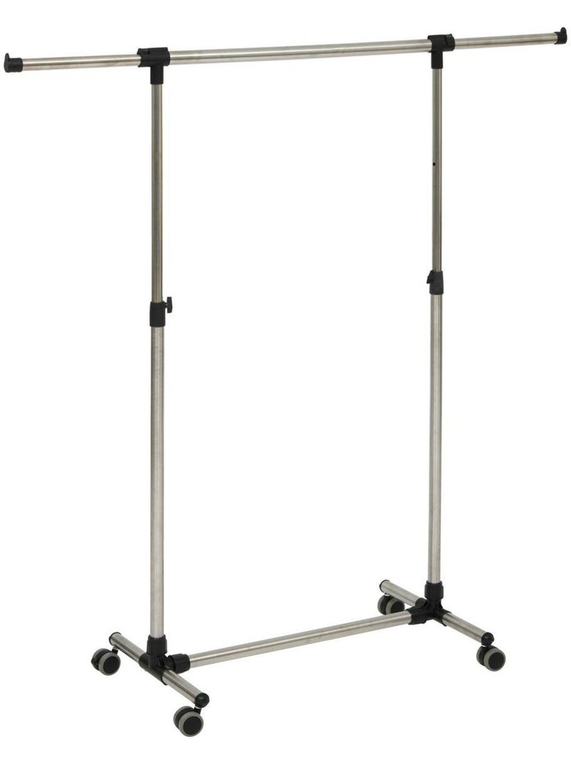 Portant à vêtements simple en inox venus Argent - Kiabi