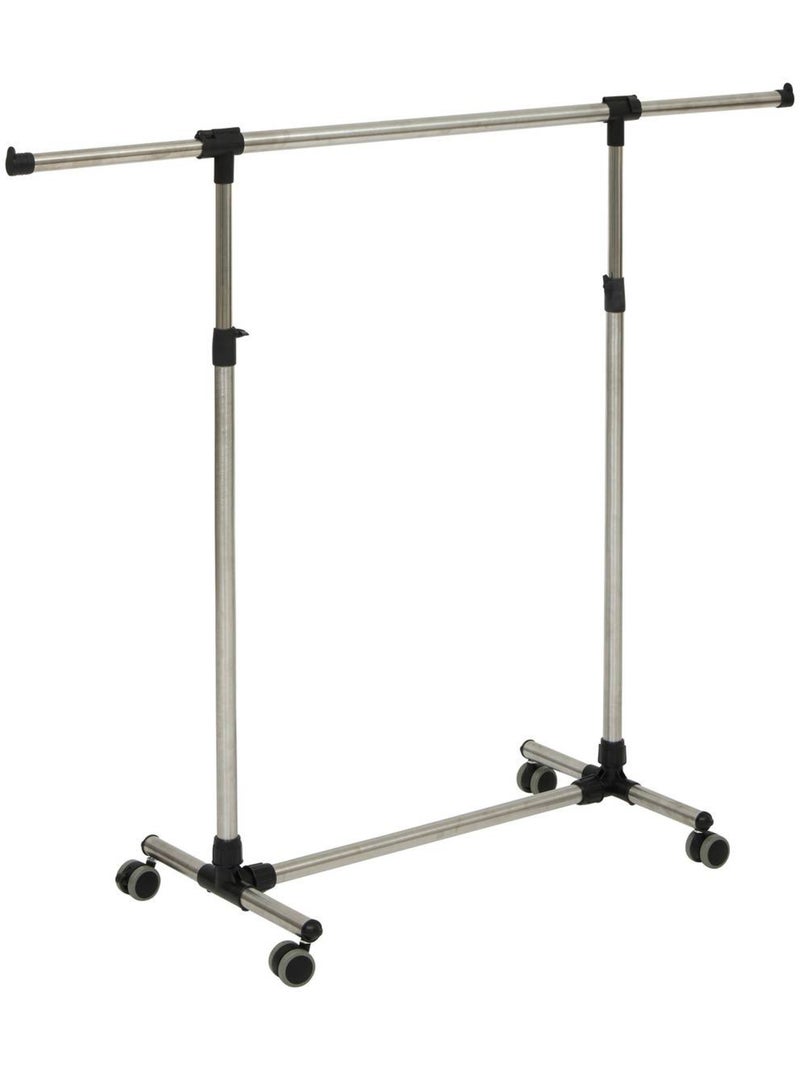 Portant à vêtements simple en inox venus Argent - Kiabi