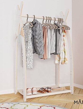 Portant chambre enfant en bois 53×32×95 cm