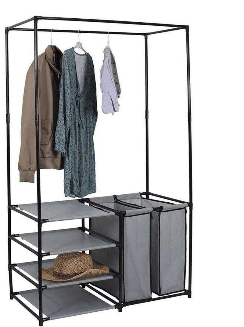 Portant dressing ouvert Noir - Kiabi