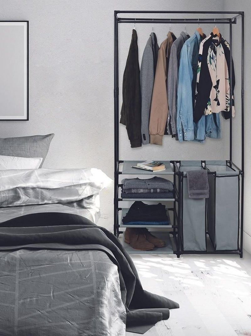 Portant dressing ouvert Noir - Kiabi