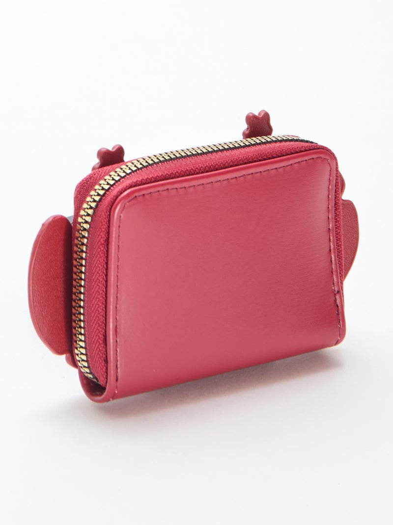 Porte- monnaie animé 'Disney' 'Stitch' Noël Rouge - Kiabi