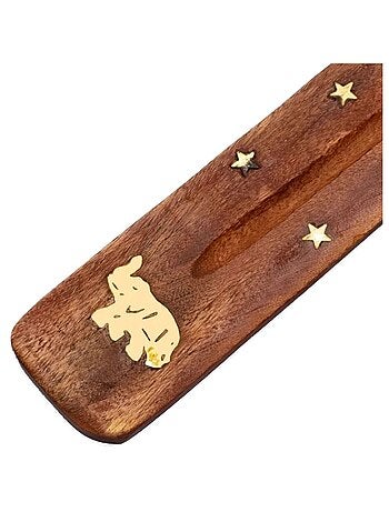 Porte bâton d'encens en bois motif Éléphant