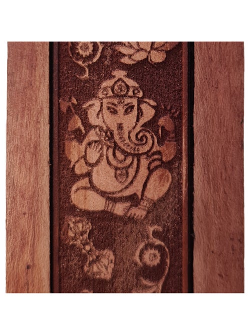 Porte bâton d'encens en bois motif Ganesh - Kiabi