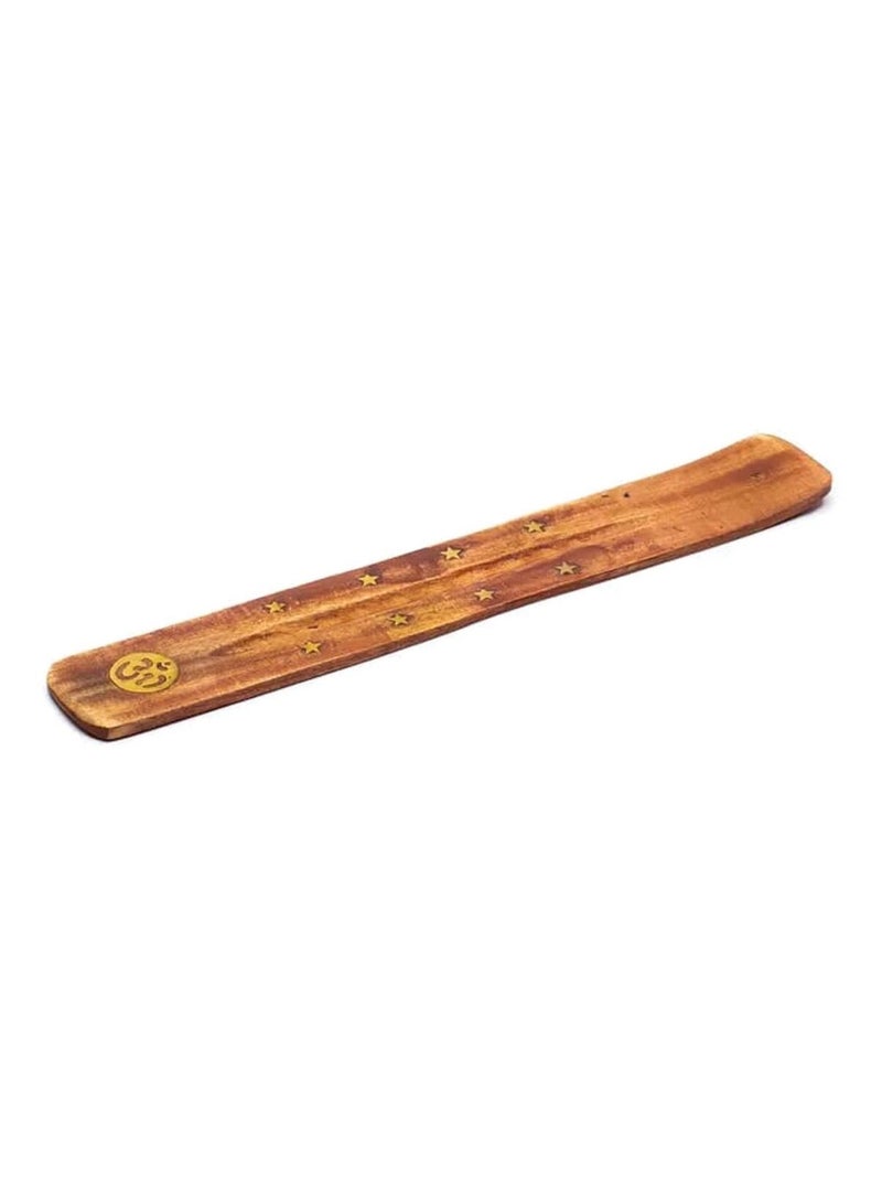 Porte bâton d'encens en bois motif OM Marron - Kiabi